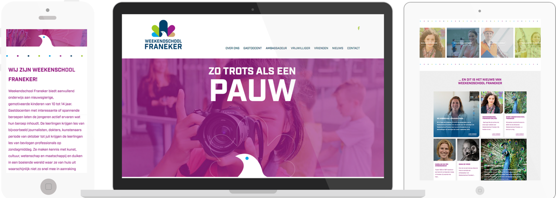 Weekendschool Franeker WordPress website